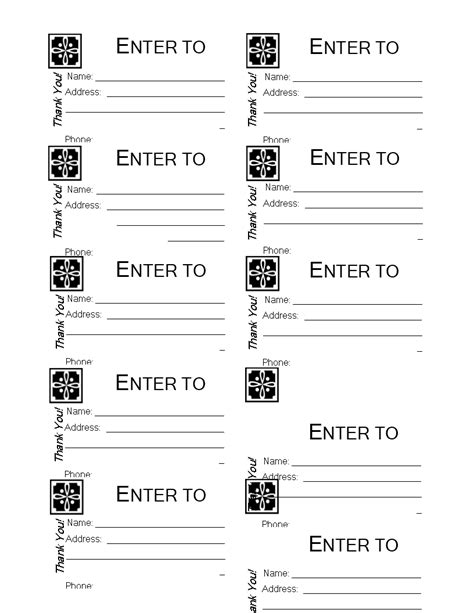 Customizable Raffle Ticket Templates - Choose from a Variety of Designs