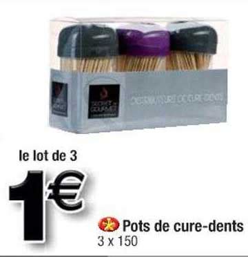 Promo Pots De Cure Dents Chez Cora ICatalogue Fr