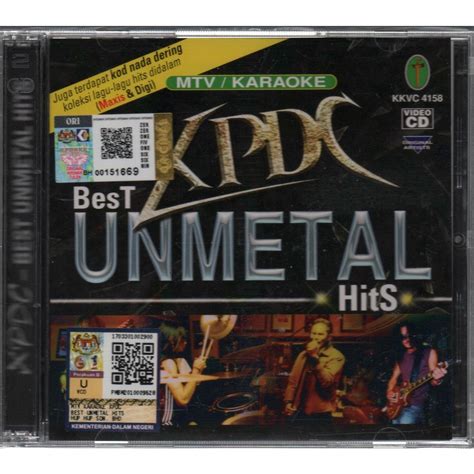 Vcd Mtv Karaoke Xpdc Best Unmetal Hits 2 Vcd 20 Songs Shopee Malaysia