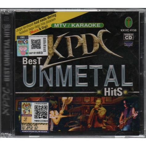 VCD MTV Karaoke XPDC Best Unmetal Hits 2 VCD 20 Songs Shopee Malaysia