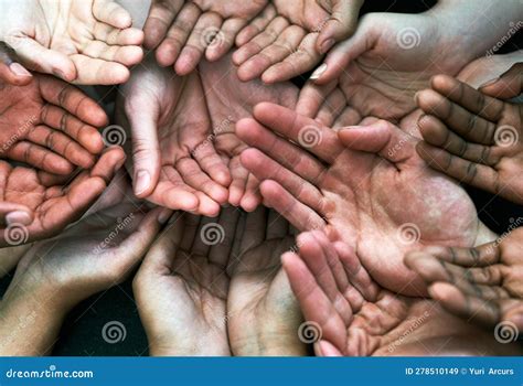 Open Hands Support Diversity And Together With Community Solidarity