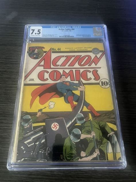 Period Comics On Twitter Action Comics 44 Superman 1942 CGC 7 5