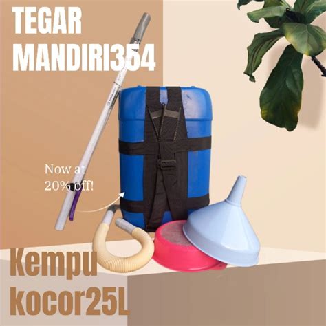 Jual Kempu Kocor 25liter BIRU Alat Kocor Pupuk 25liter Jurigen Kocor