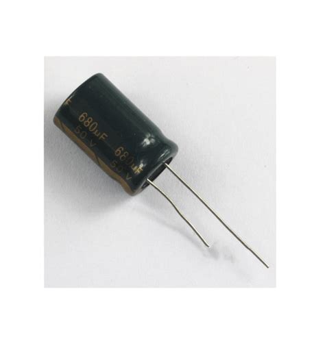 Capacitor Electrol Tico Ufx V Tettsa Tienda