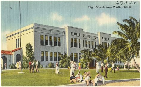 High School Lake Worth Florida Digital Commonwealth