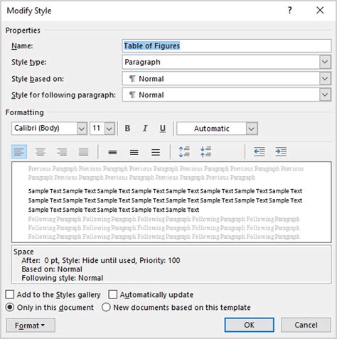 How To Create Table Of Figures And List Of Tables Microsoft Word 365