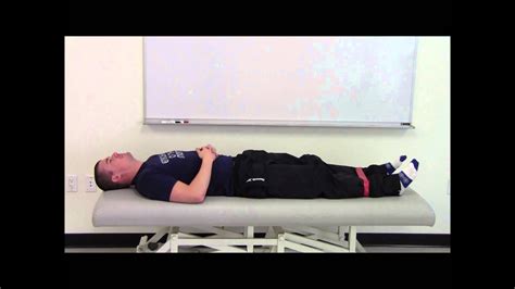 Hip Flexor Strengthening Slr With Resistance Bands Youtube