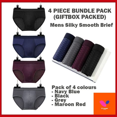 Men Underwear Set Silky Smooth Briefs Bikini Boxer Briefs G String Thong Men S Fashion Bottoms