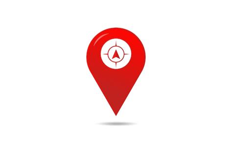 Premium Vector Red Realistic 3d Location Icon Design
