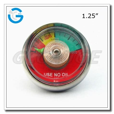 Oxygen Tank Pressure Gauge