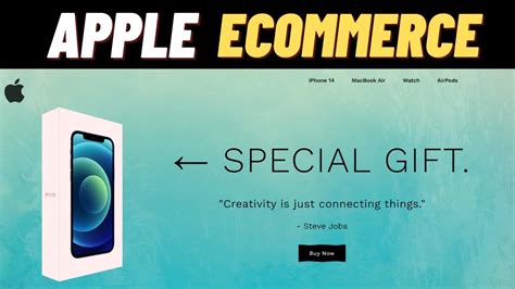 How To Create An Apple Ecommerce Website Freewebsitecreate