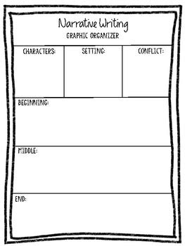 Narrative Writing Graphic Organizer by Molly Kamari | TpT