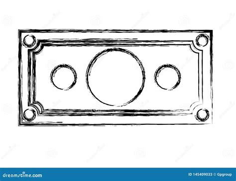 Ic Ne D Argent Du Dollar De Facture Illustration De Vecteur