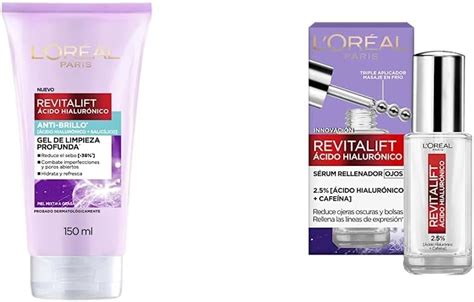 L Oreal Paris Revitalift Ácido Hialurónico Gel Limpieza Control De