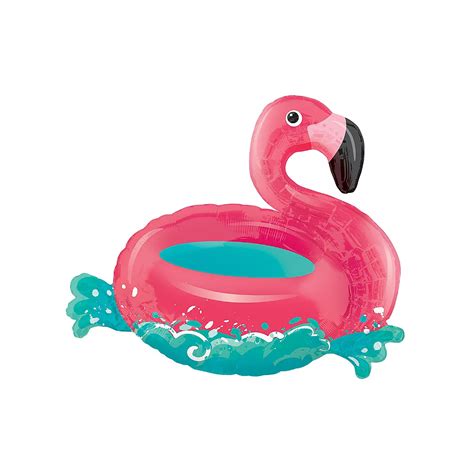 Giant Flamingo Pool Float Balloon 30in x 27in | Party City