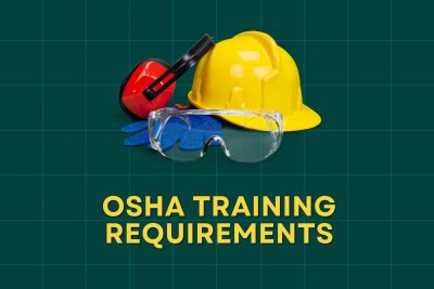 Infographic Osha Training Requirements Ehs Daily Advisor