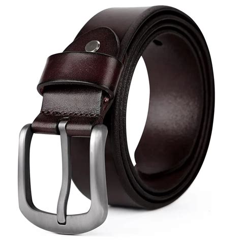 Teemzone Famous Brand Men S Belt Top Quality Genuine Luxury Leather