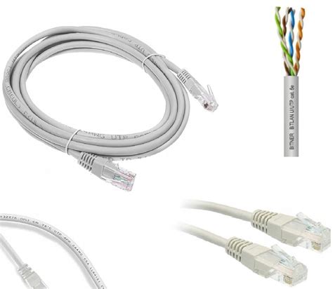 Kabel Ethernet PrzewÓd Lan Do Internetu Patchcord Sieciowy Cat 5 Rj45 0