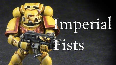 How To Paint Imperial Fists Space Marines YouTube