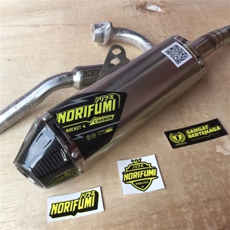 Knalpot Norifumi Rocket Carbon Klx D Tracker Crf Wr Full System