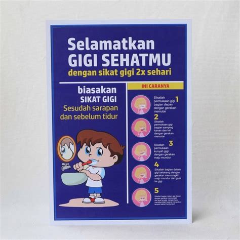 Jual Poster Selamatkan Gigi Sehatmu Poster Kesehatan Gigi Poster