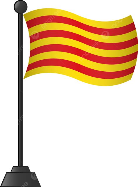 Bandera De Cataluña Png Cataluña Bandera España Png Y Vector Para