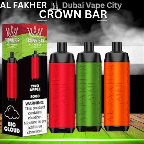 Best Al Fakher Crown Bar 8000 Puffs Disposable Vape