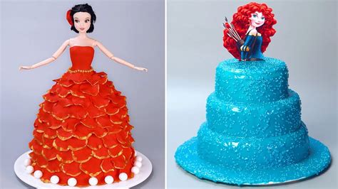 Brilliant Princess Cake Recipe 👑 Pull Me Up Doll Cake Satisfying Cake