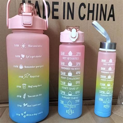 2000 900 300 Ml Botellas De Agua 2 Litros 3 Piece Set Water Bottles