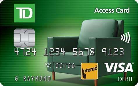 Td Access Card With Visa Debit Td Canada Trust