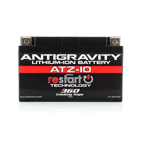 Antigravity Atz 10 Lightweight Lithium Motorcycle Battery For Rsv4 Rr Motomillion