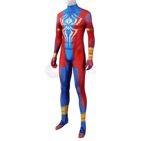 Spider Man India Pavitr Prabhakar Cosplay Costumes Cossuits