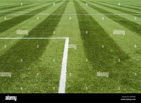 Lines of Soccer field Stock Photo - Alamy