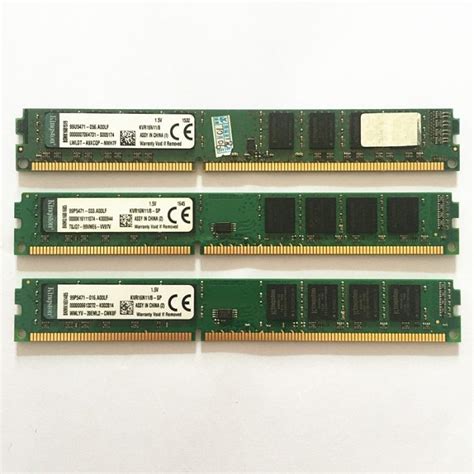 Kingston Ddr Rams Gb Mhz Desktop Memory Kvr N Ddr Gb