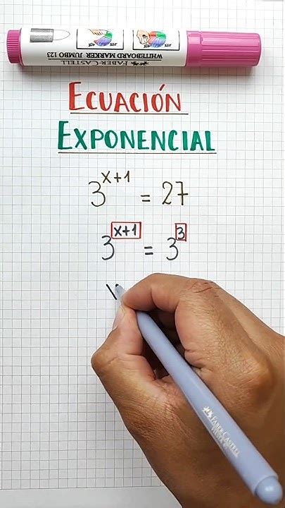 Así Se Resuelve Una Ecuación Exponencial 😳 ️ Ingedarwin Ecuaciones