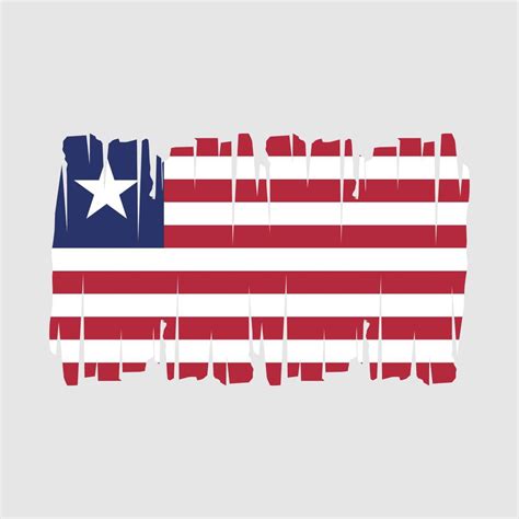 Liberia Flag Vector Illustration 20847321 Vector Art At Vecteezy