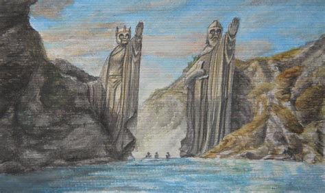 Gates Of Argonath Michael Thompson Art Painting