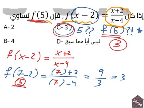 شرح قدرات فصل الدوال الحقيقية Math Calculus Difference Quotient