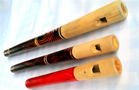 Pipe Flute Sopilka Set of 3 Pcs. Wood Carved Painted | Etsy