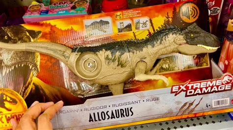 Jurassic World Toy Hunt with MAMA! The Most Extremely Damaged Allosaurus - Copter Combat Pack ...