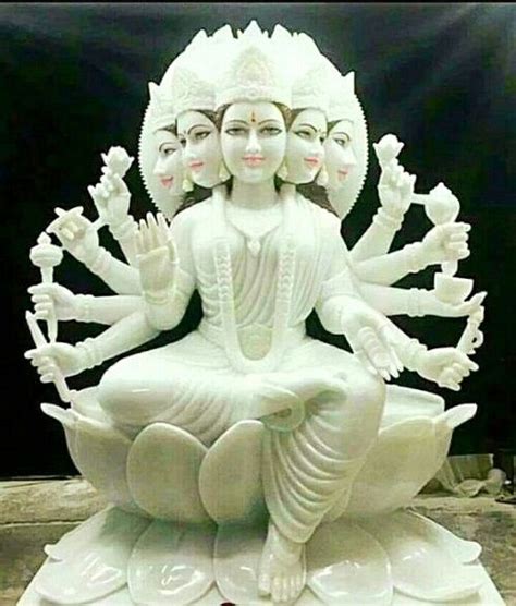 Polished Marble Gayatri Mata Statue At Rs Piece In Alwar