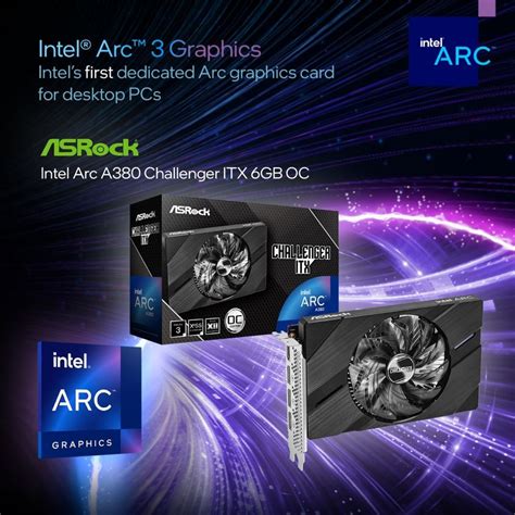 Jual Asrock Intel Arc A380 Challenger Itx 6gb Oc Ddr6 Ex Review