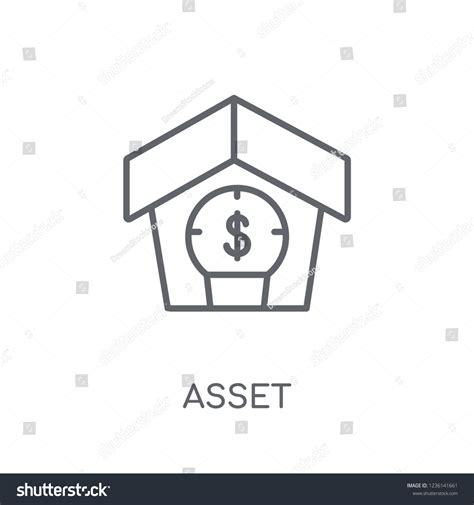 Asset Linear Icon Modern Outline Asset Stock Vector (Royalty Free ...