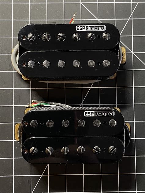 Esp Designed Humbucker Set Lh150b Lh150n Black 2022 Reverb