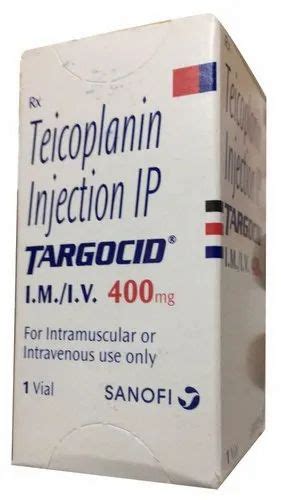 Targocid Teicoplanin IP Injection 400 Mg At Rs 2000 Pi In New Delhi