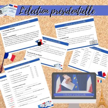 L élection présidentielle en France French elections by FLE avec Mme Sie