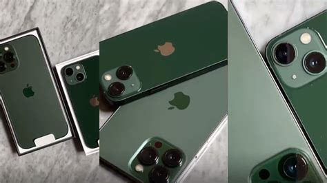 New Video Offers First Hands-On Look at New Green and Alpine Green iPhone 13 and iPhone 13 Pro ...