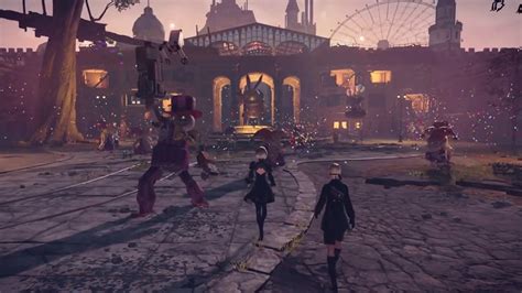 NieR: Automata world overview trailer shows Amusement Park