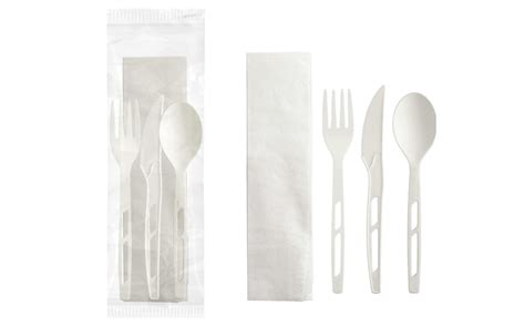 Eco Friendly Disposable Corn Starch Cutlery Tableware