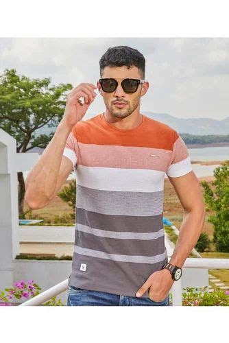 Broken Stripes Oddy Boy Mens Striped T Shirt Rn Hs At Rs 236 In Nagpur